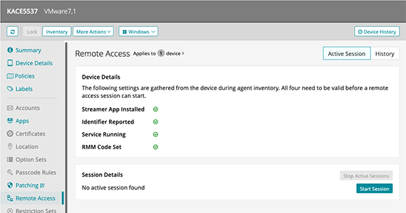 Fernzugriff mit Cloud-basierter Patch-Management-Software